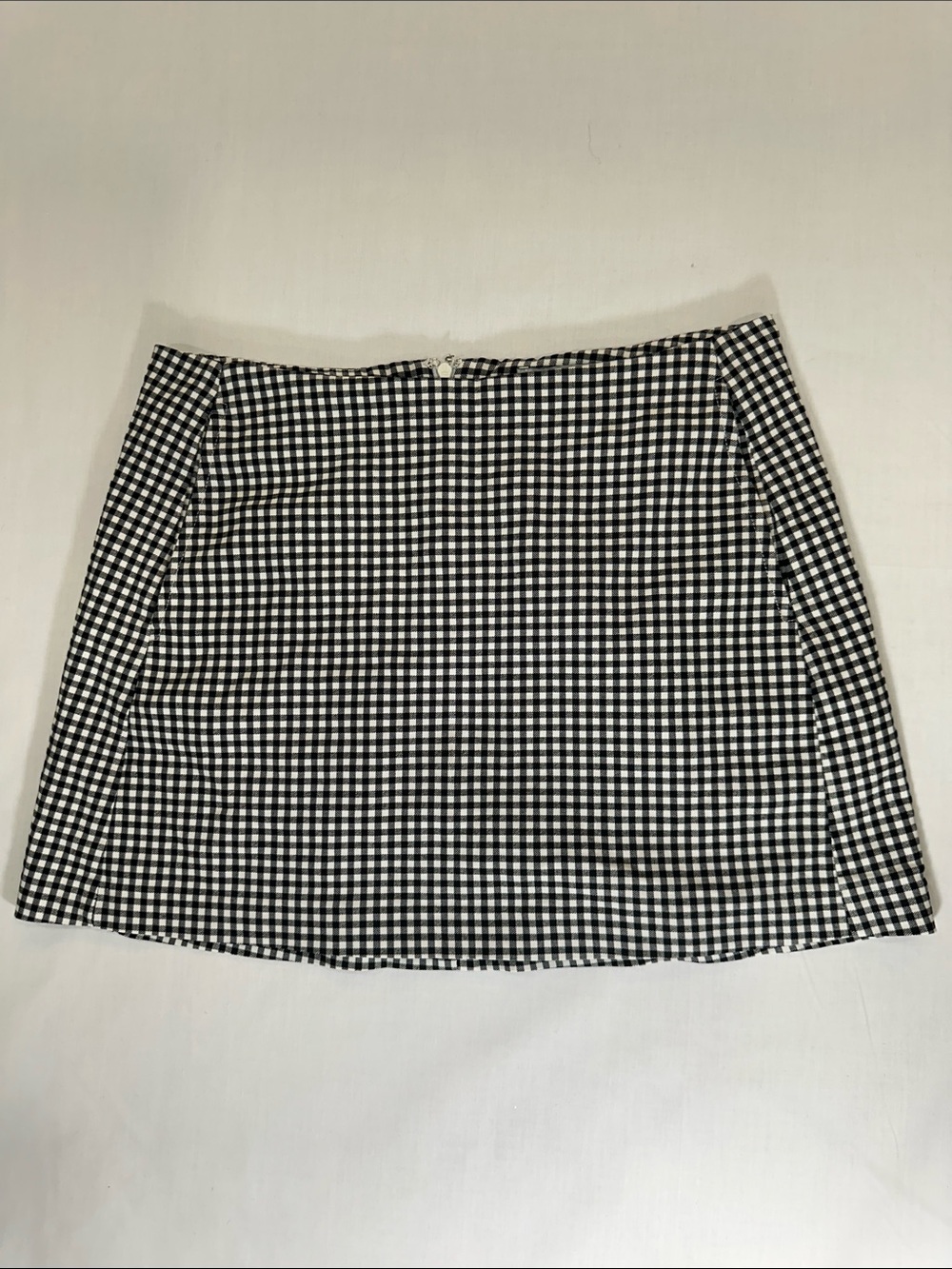 Urban Outfitters Black & White Gingham Mini Skirt